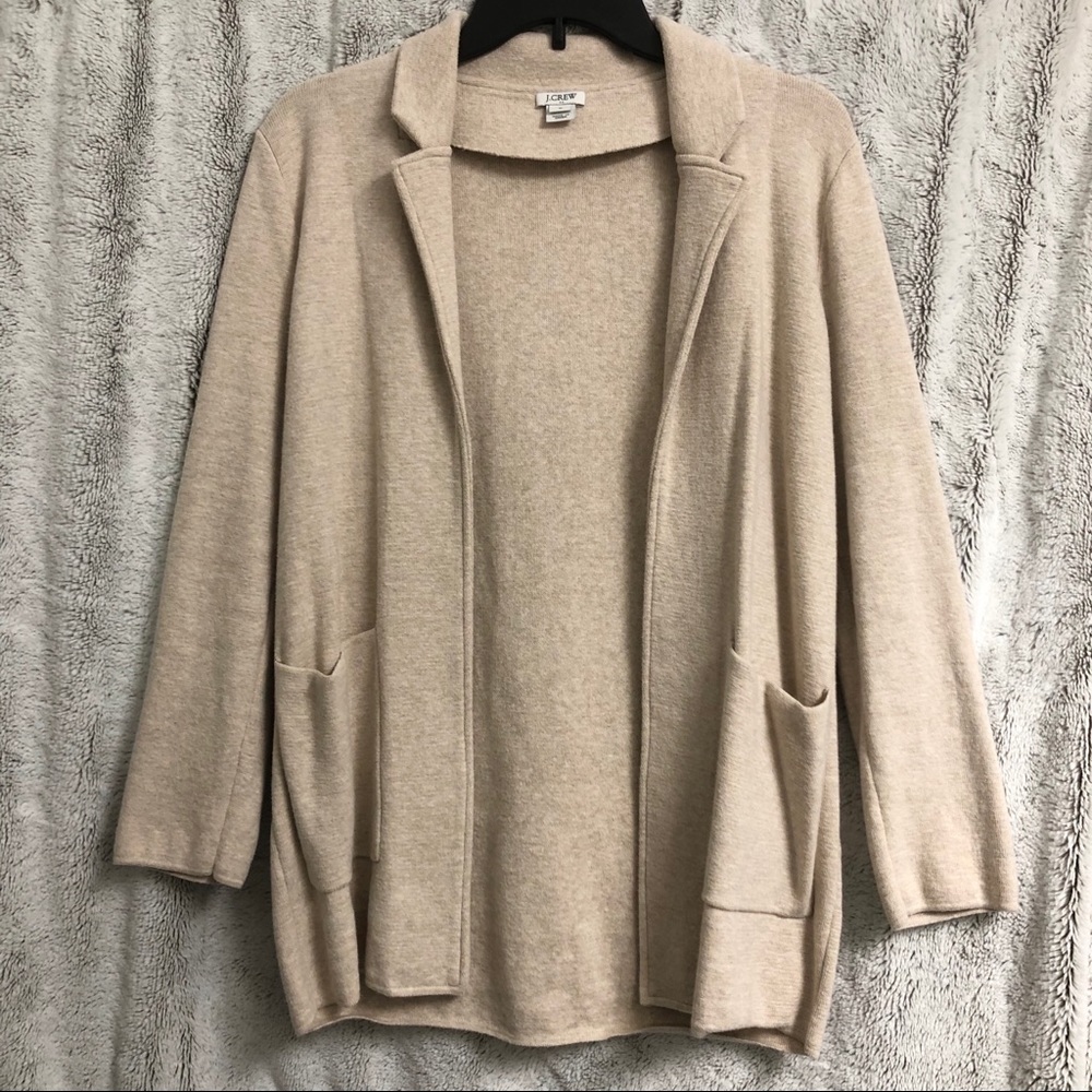 J. Crew Factory Open-front Sweater Blazer Women’s